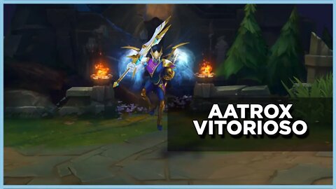 NOVA SKIN VITORIOSA DO LOL AATROX VITORIOSO! (2019)