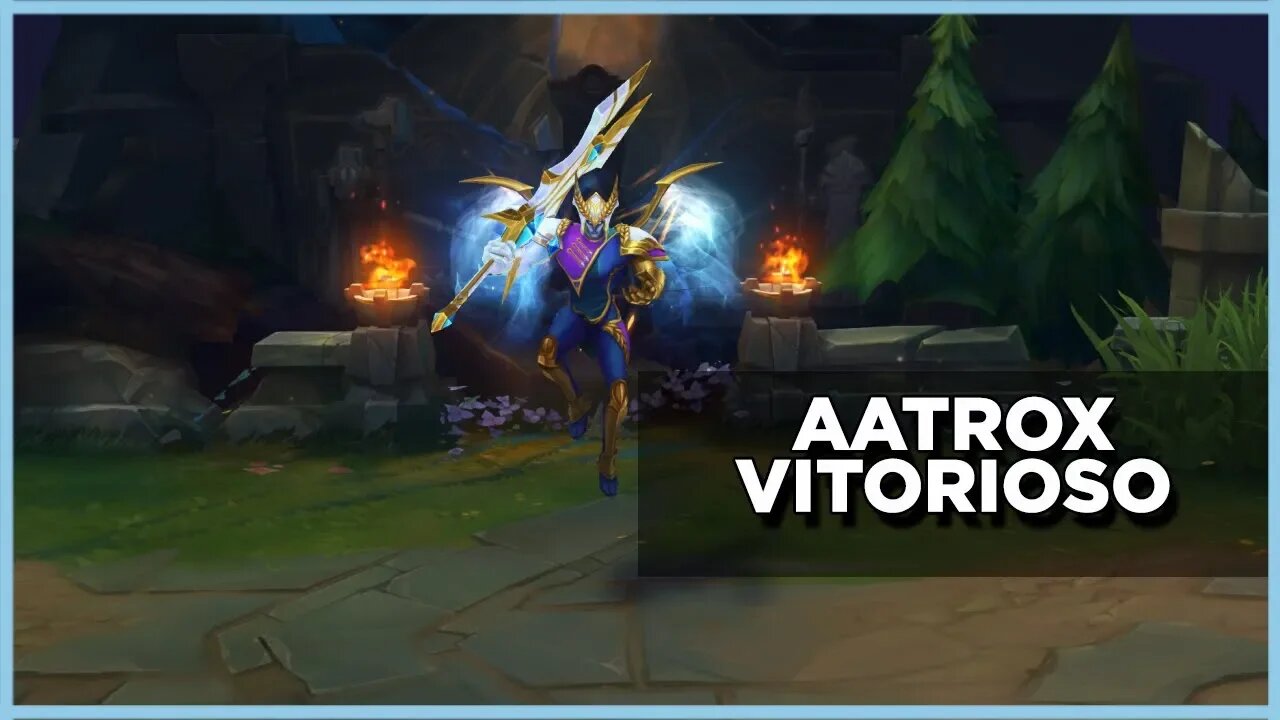 NOVA SKIN VITORIOSA DO LOL AATROX VITORIOSO! (2019)