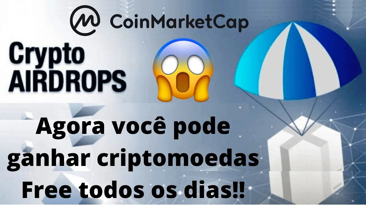Novidade no Coinmarketcap, agora você pode fazer AirDrop todos os dias e ganhar tokens Free!!