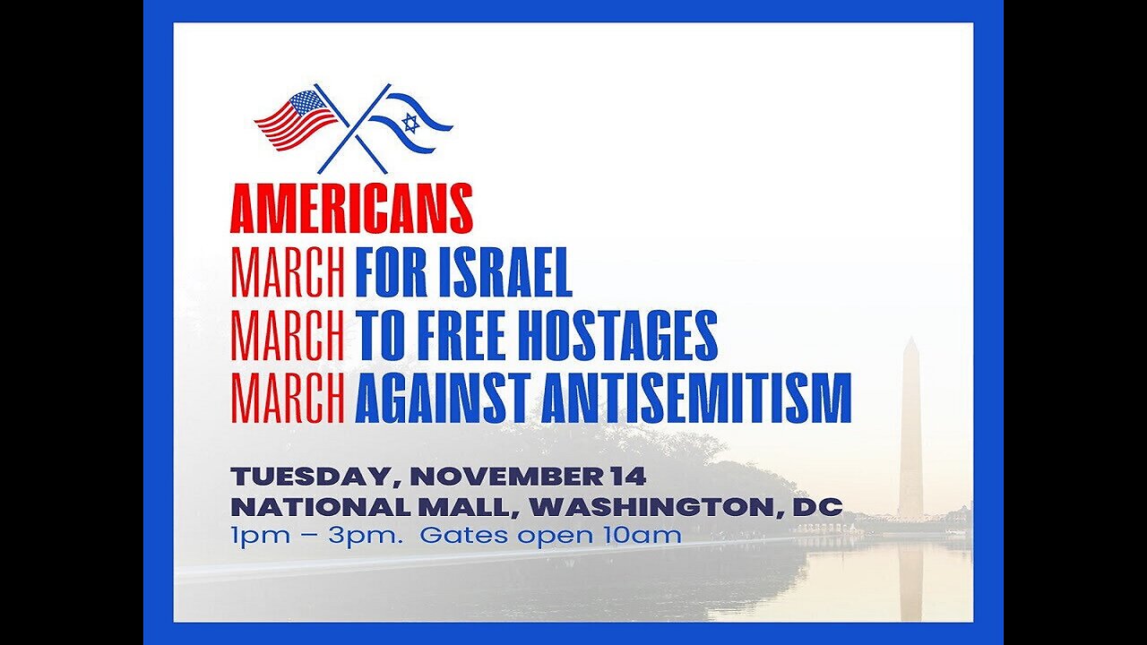 TECN.TV / March On Washington: 300,000+ Jews Demand No Peace, No Justice