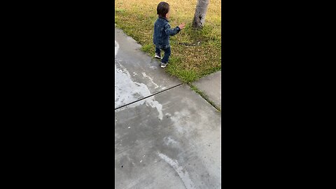 Rock throw. #rocks #outside #baby