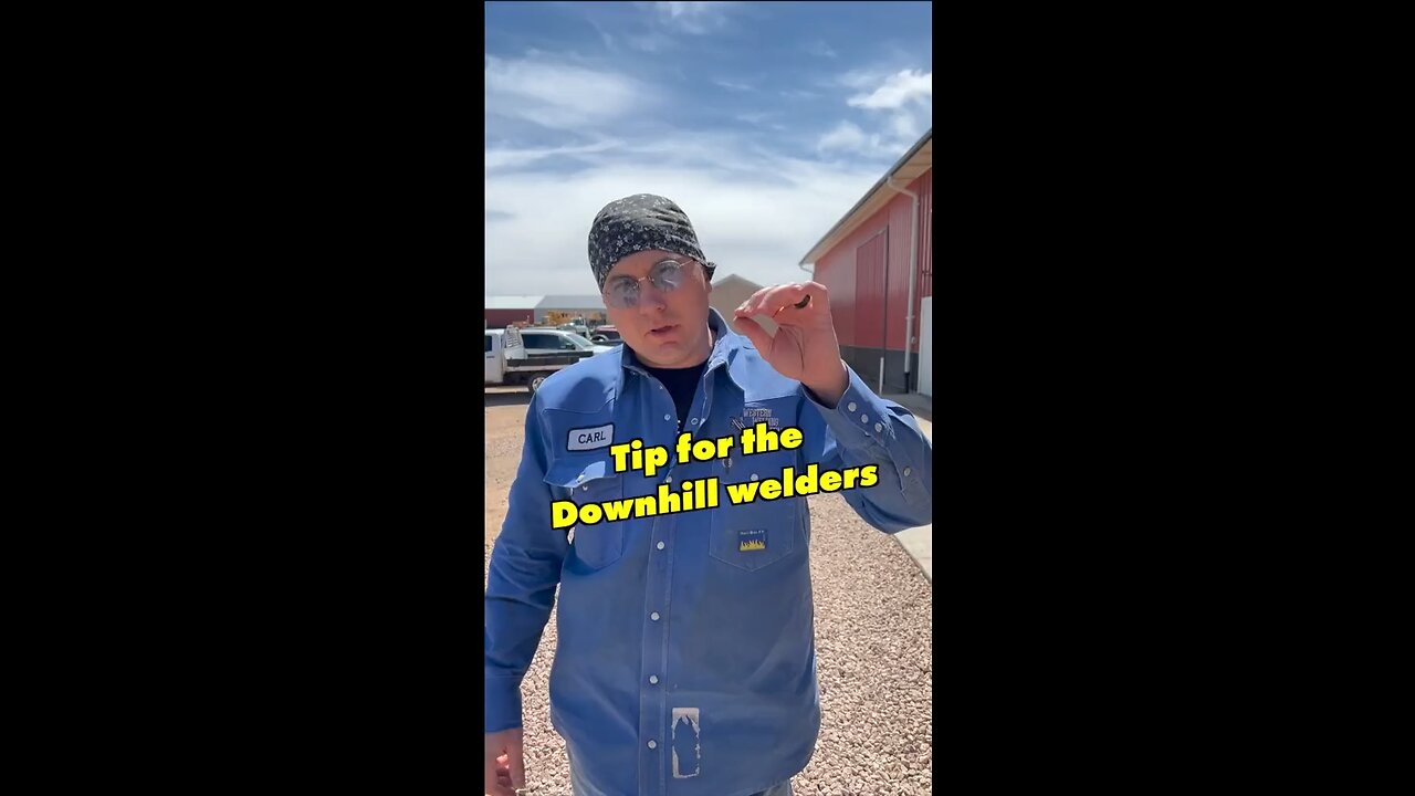 Tip for downhill welders #welder #weldingtiktok #fyp #weld #welding #tipoftheday #fypシ #viral