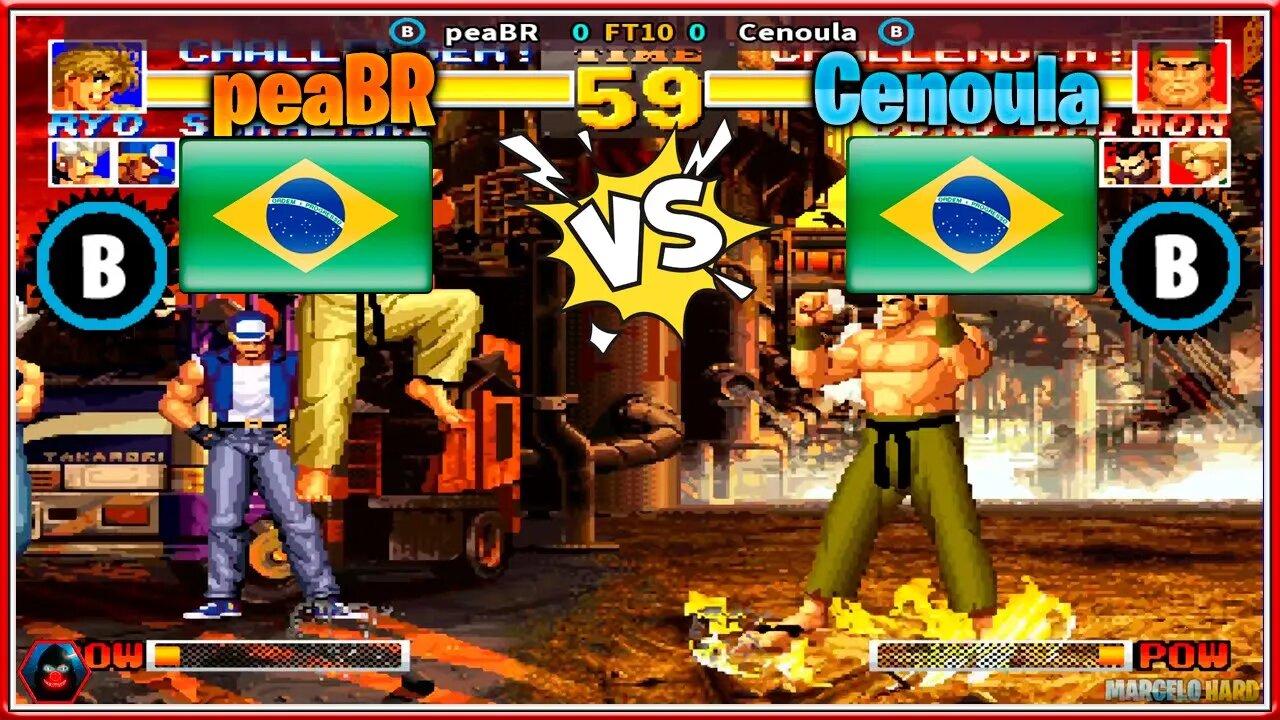 The King of Fighters '95 (peaBR Vs. Cenoula) [Brazil Vs. Brazil]