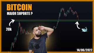 20K Segura?! ATÉ ONDE VAI A QUEDA? Análise Bitcoin (BTC) 14/06/2022