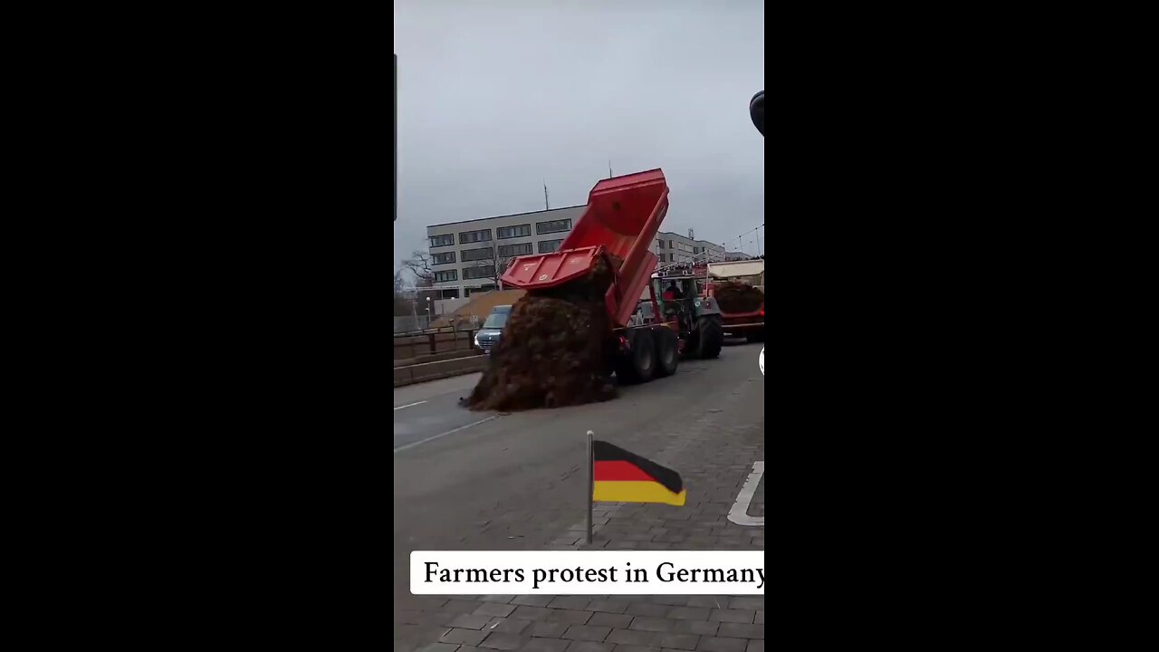 German Farmers Protest against anti farmer Roules.