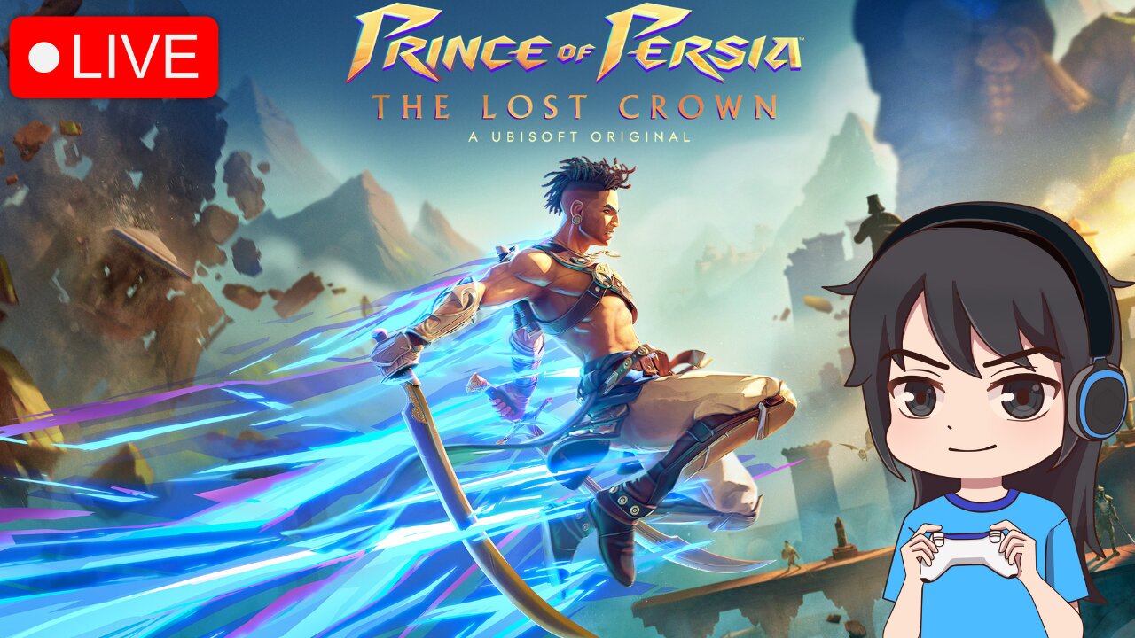 🔴LIVE: Debuting my NEW PNGTUBE ART + Playing Prince of Persia: The Lost Crown (Stream Day 20/37)