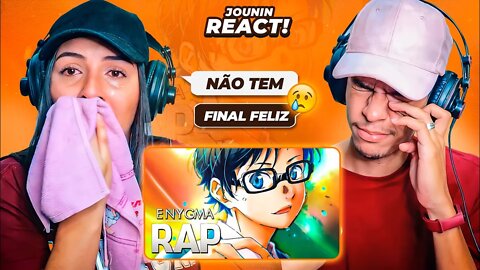 (ELA CHOROU 😭!) Rap do Arima Kousei | Mentira em Abril | Enygma 86 | [React Rap Nerd] 🔥