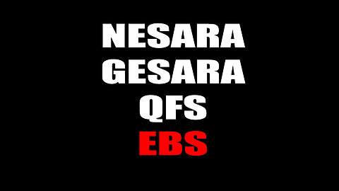 NESARA/ GESARA. 10 Days of Darkness > EBS is Coming