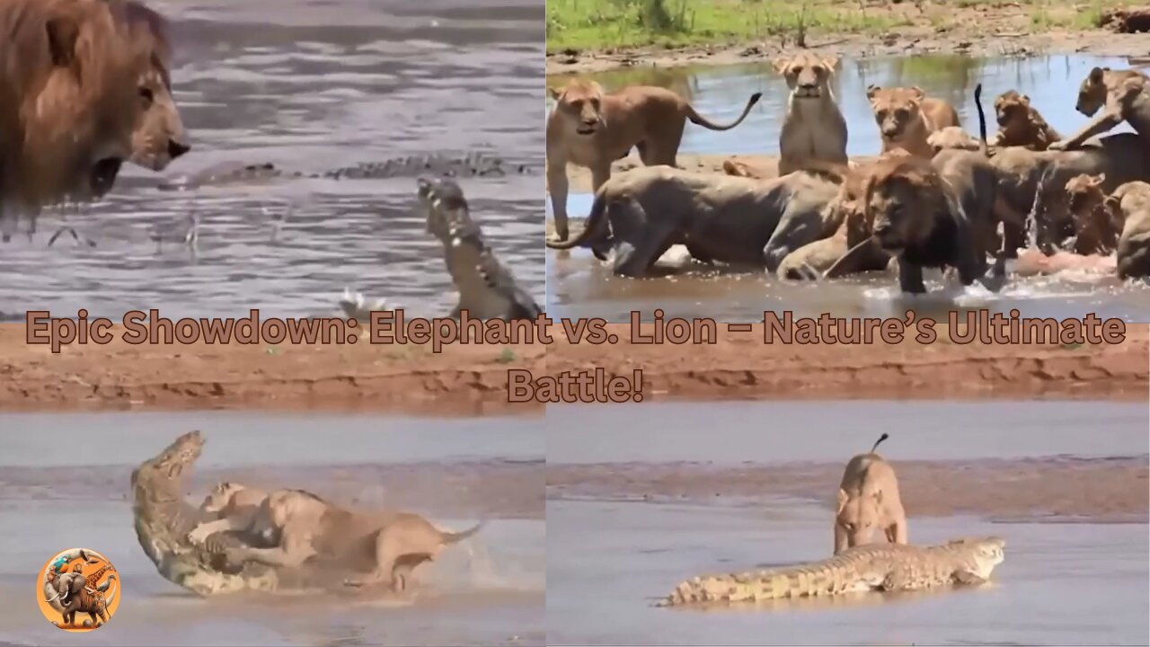 Epic Showdown: Elephant vs. Lion – Nature’s Ultimate Battle!(Animals)