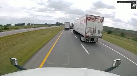 Road Rage By Truck Driver