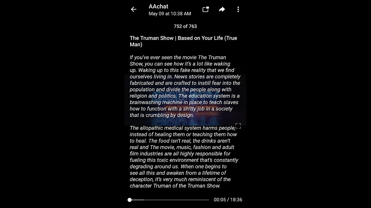 Documentary: Details About Truman Show