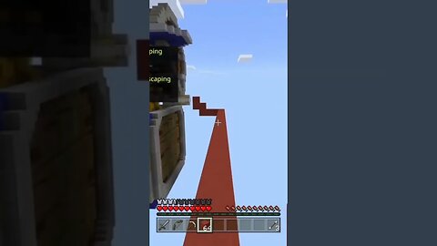 OP Trick when Playing Minecraft Bridges #shorts #minecraft