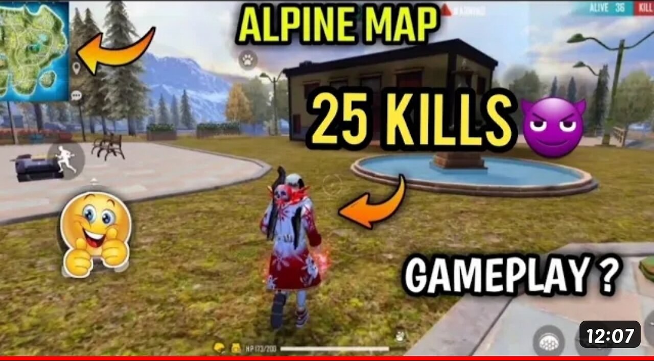 25 KILLS ⚠️ FF ALPIN GAMEPLAY ▶️ | gameplay | hindi |