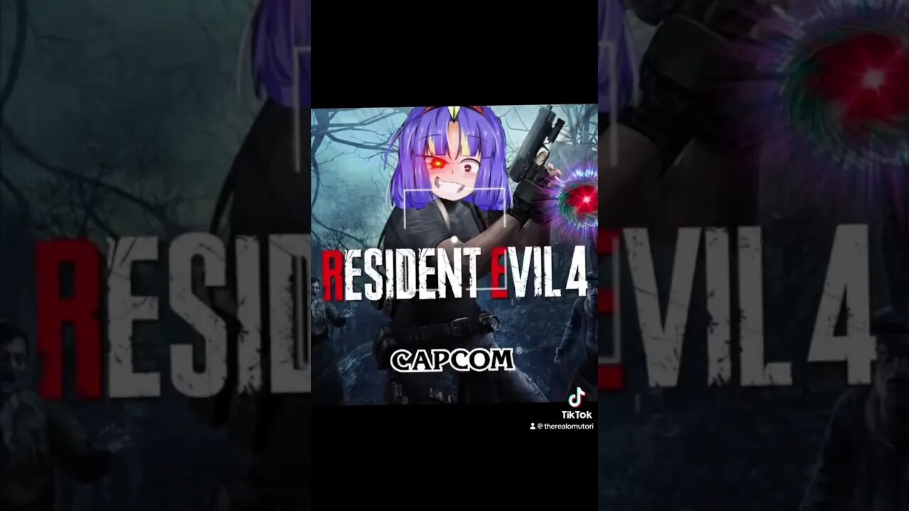 Baka Birb jetzt triefend in Rot, Ada? Hast du deine Tage? :3 #Ada #residentevil #vtuber