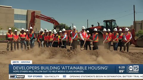 Developers building 'attainable housing'