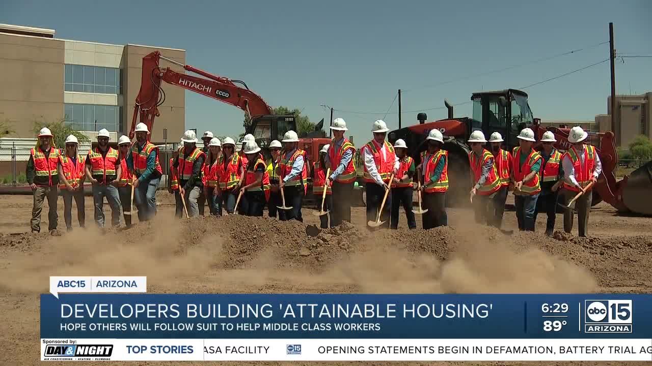 Developers building 'attainable housing'
