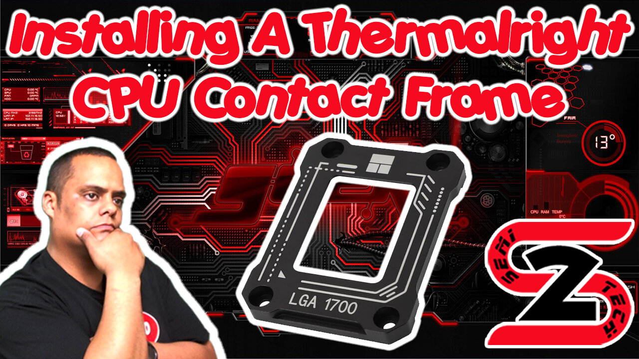 Installing My New Thermalright CPU Contact Frame - PC Part Upgrade