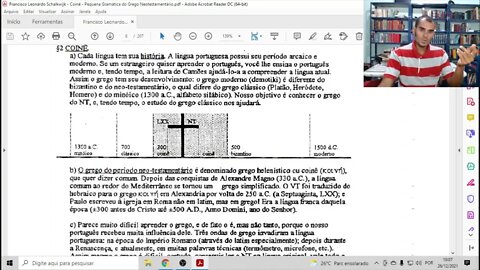 Gramática de grego Francisco Leonardo Schalkwijk indicação de Wilbur Pickering