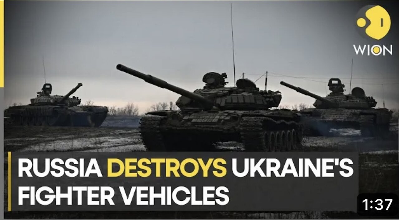 RUSSIA DESTROYS UKRAINE'S FIGHTER VEHICLES Trending news #usanews #news