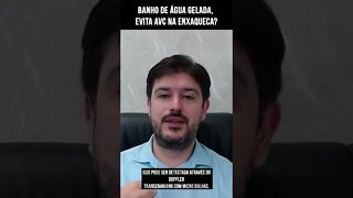 Banho de Água Gelada Evita AVC na Enxaqueca #Shorts