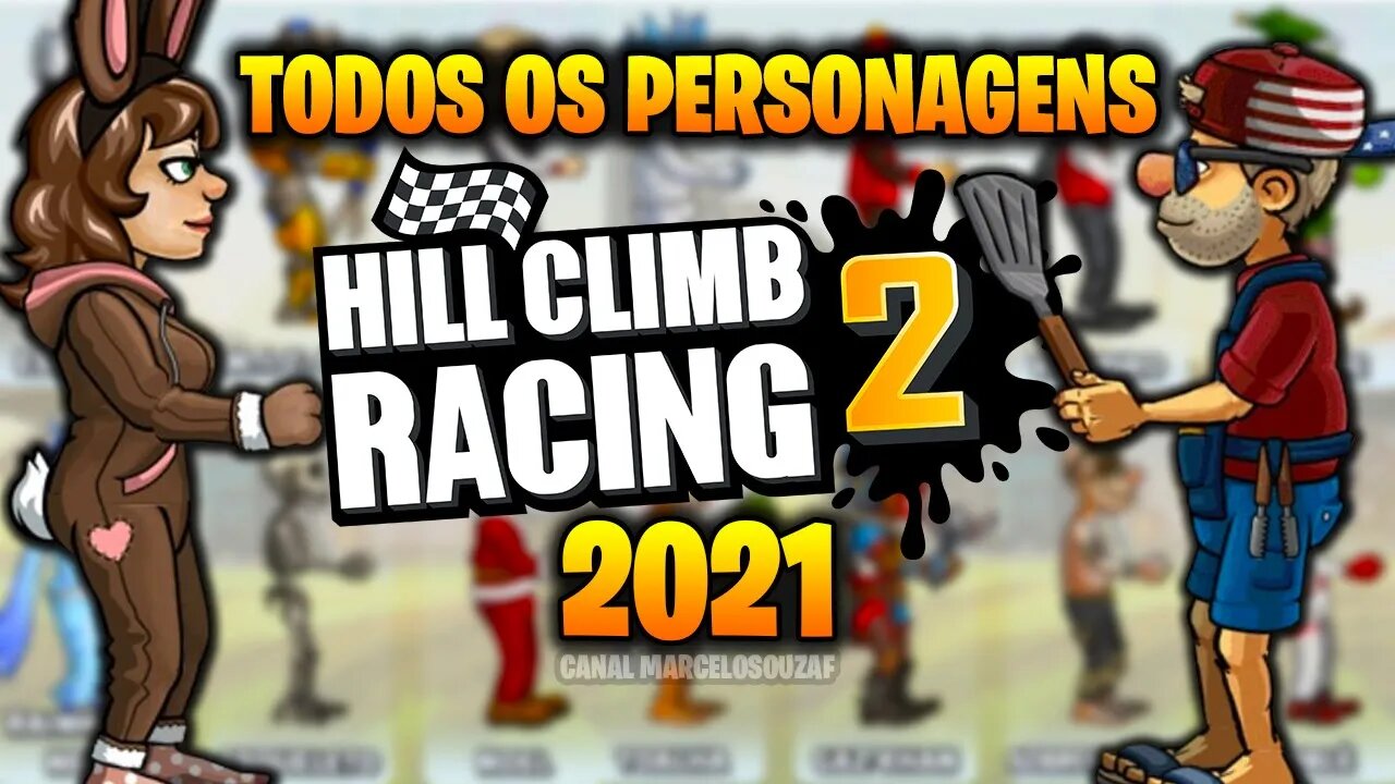 Todos os Personagens do Hill Climb Racing 2 em 2021