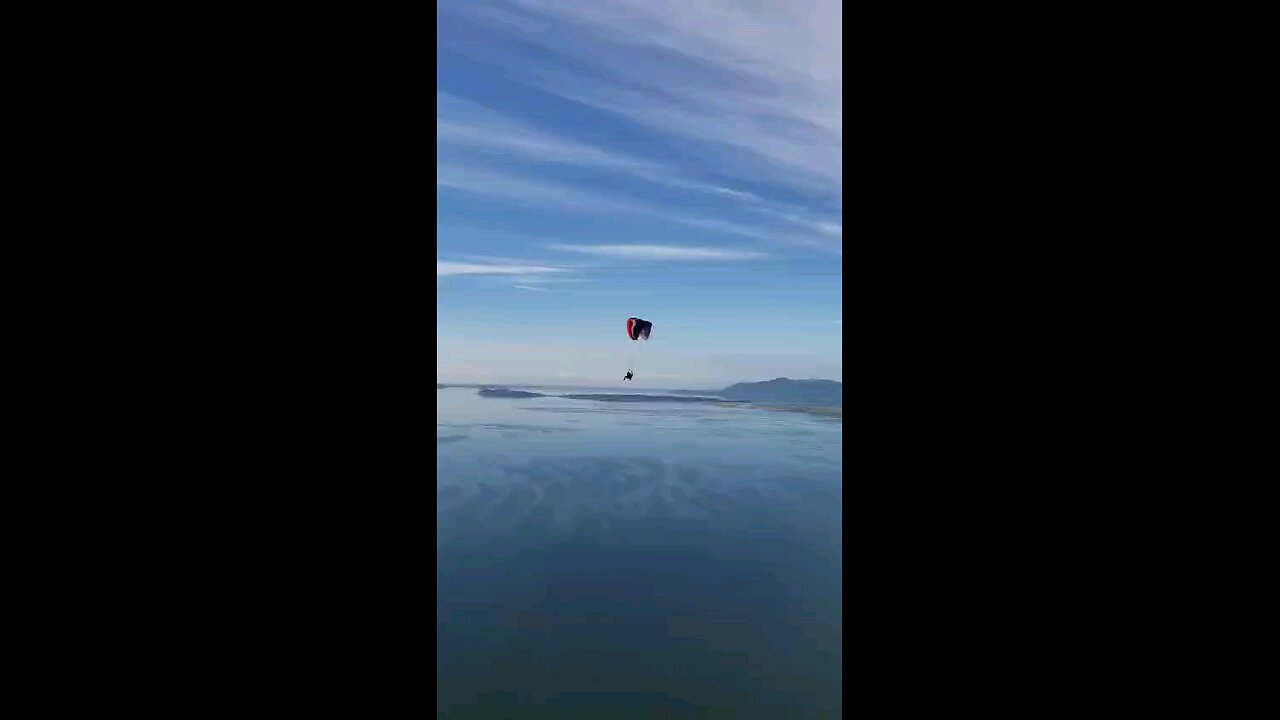 Paramotor flight to Anacortes Washington