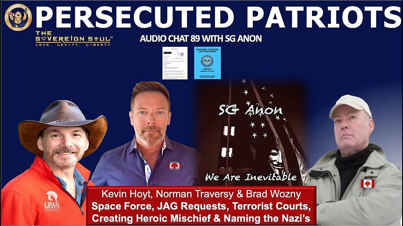 PERSECUTED PATRIOTS - SGAnon Interviews Targeted Individuals Kevin Hoyt.. - September 8..