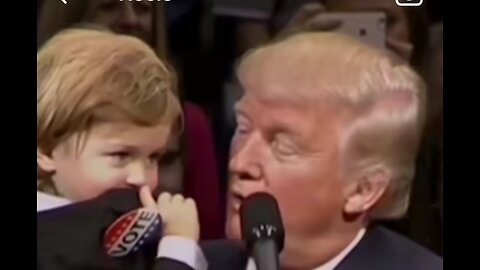 Donald Trump Funny Speech with Boy. Watch it out.