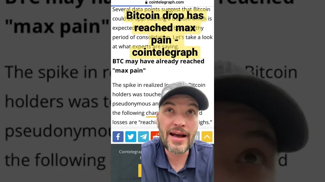 Bitcoin has reached "Max Pain."