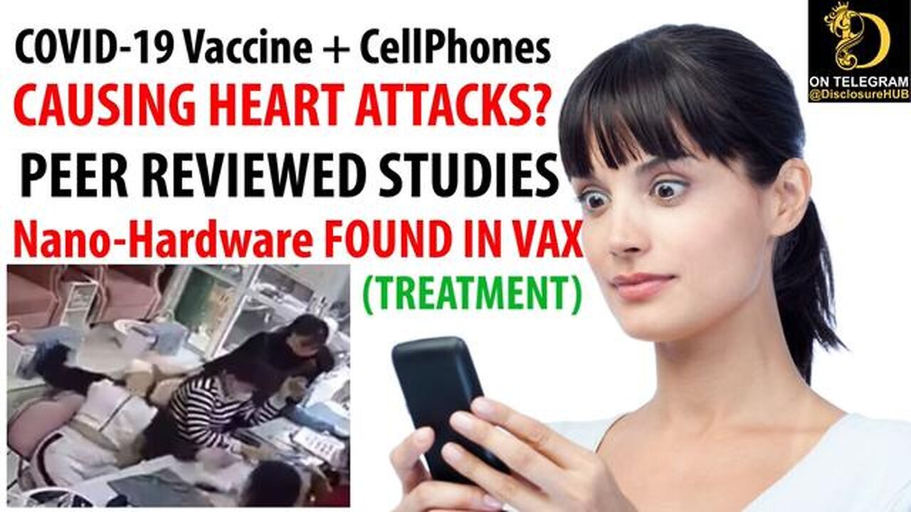 Did A Cell Phone Activate Nano Bots From The Vax And KILL This Lady?