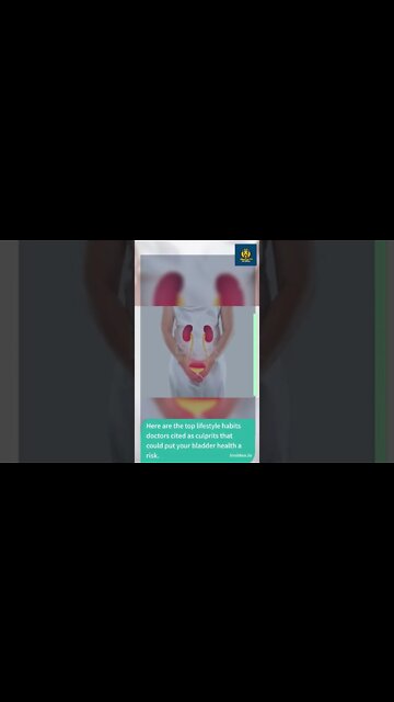 These 5 Lifestyle Habits Could Be Harming Your Bladder Health #shorts