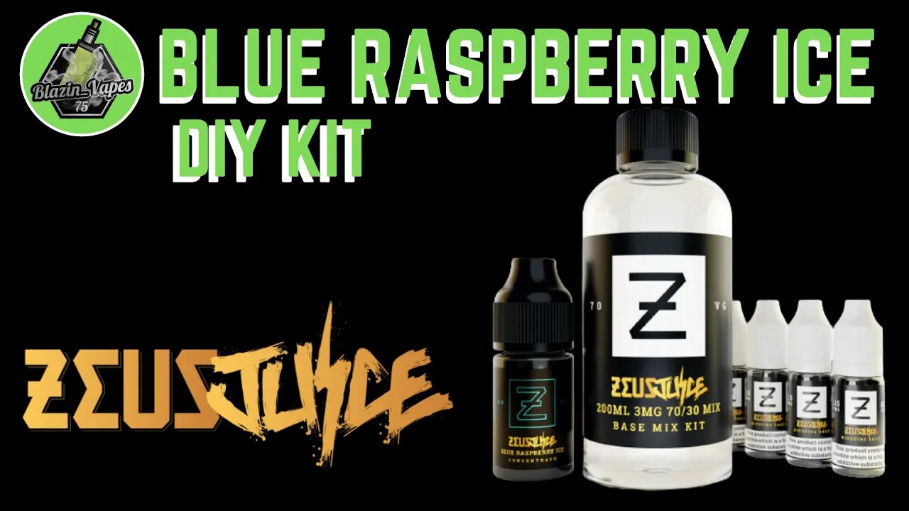 ZEUS JUICE - BLUE RASPBERRY ICE (DIY KIT)