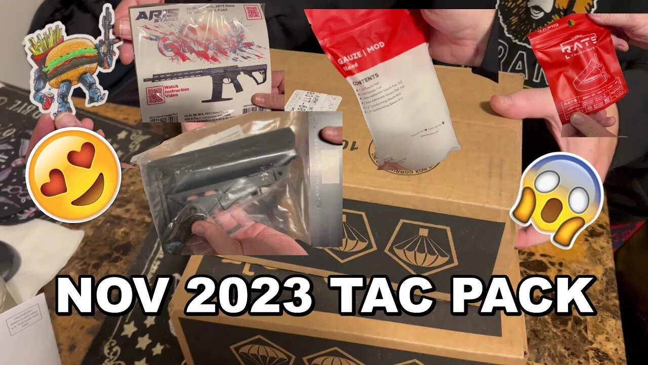 TAC PACK STD-NOV 2023 Unboxing!