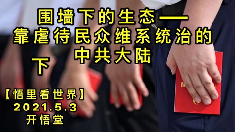 KWT1641(下) 围墙下的生态-靠虐待民众维系统治的中共大陆20210503-11【悟里看世界】