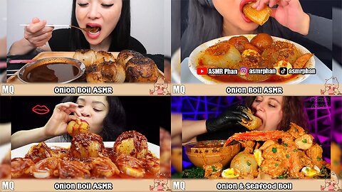 TikTok VIRAL TREND ONION BOIL | MUKBANGER VS. FOOD😋 ASMR MUKBANG