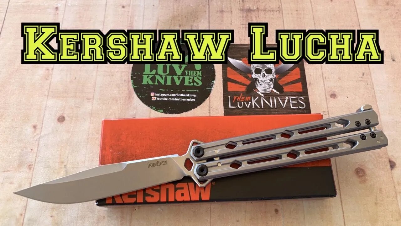 Kershaw 5150 Lucha butterfly knife / includes disassembly/ interesting offering from Kershaw