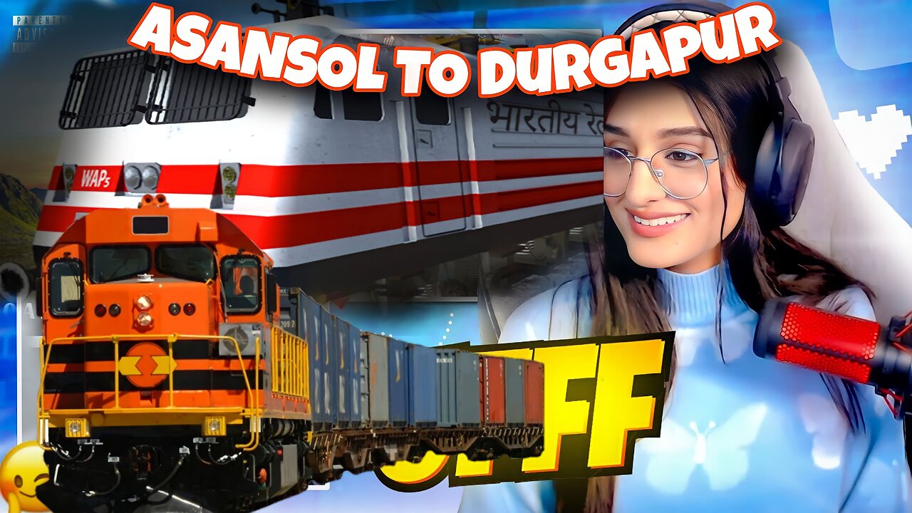 Asansol to Durgapur train trip in games in world