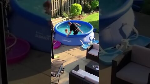 Hit 👍🔔 & SUBSCRIBE for more 🌈🦄🍄🍡🍭🍬🎡🎨🎪 #funnyvideos#fail #dog #swimmingpool