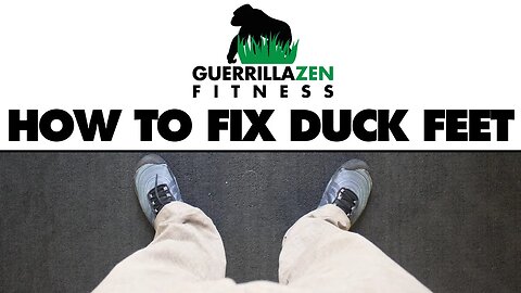 How To Fix Duck Feet | Externally Rotated Legs