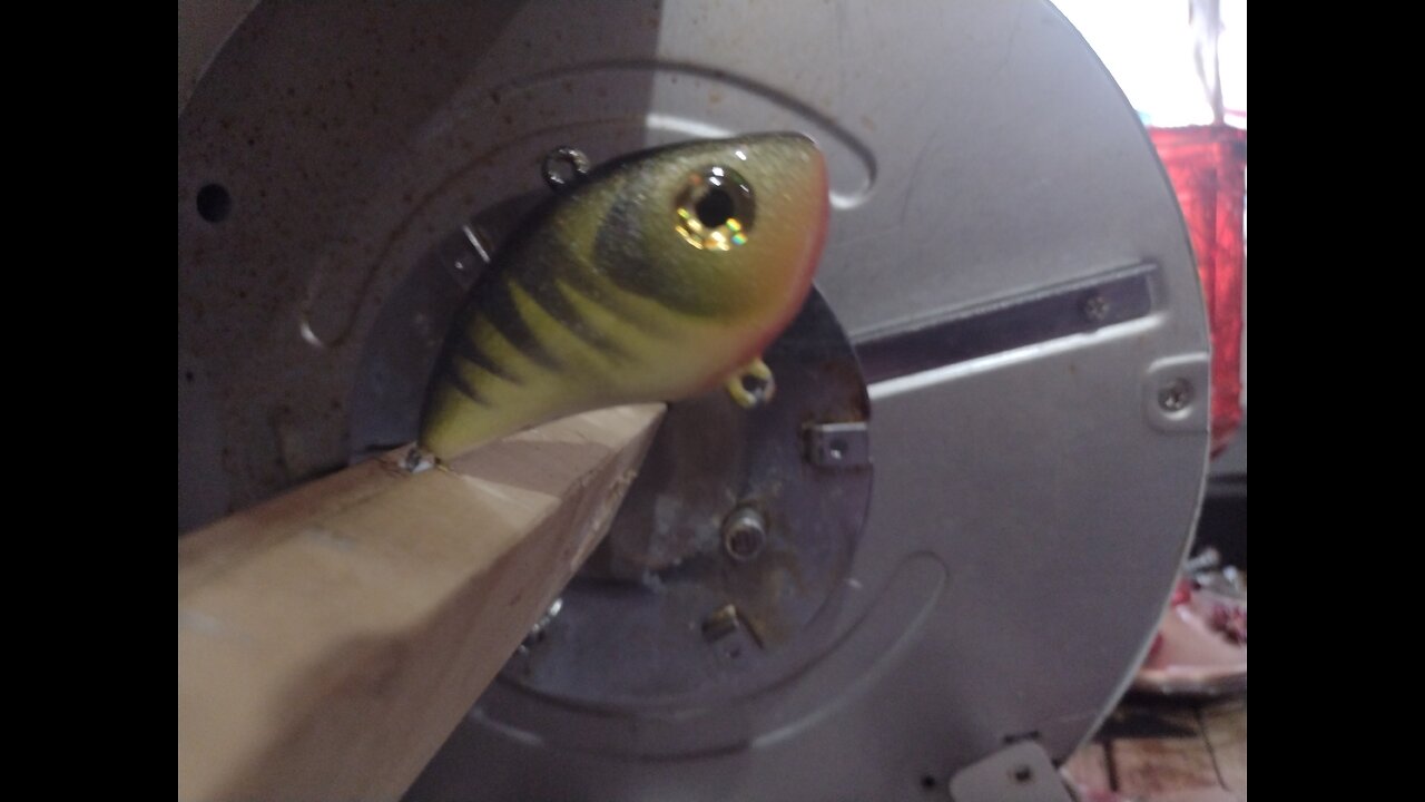 Lure getting dipped