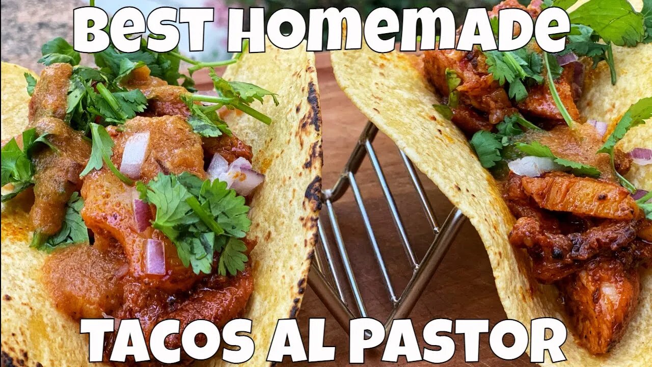 Tacos Al Pastor on Pit Barrel Cooker | Marinated Pork Tacos with Pineapple Recipe