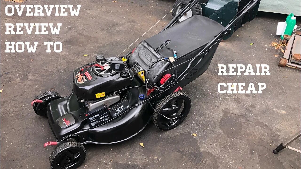 Craftsman Platinum Briggs and Stratton Electric Lawn Mower LET'S GET IT GOING Custom Wire Harness