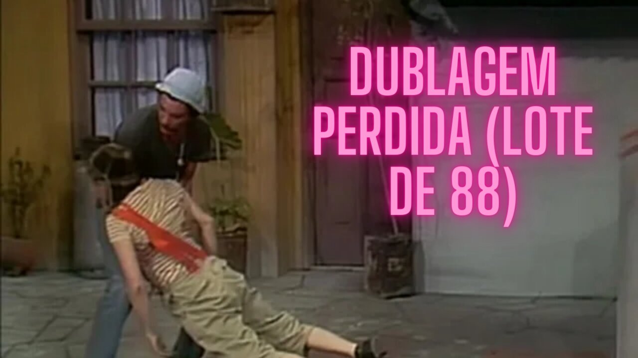 CHAVES - Episódio #81 (1975) O pobre adormecido [DUBLAGEM PERDIDA Maga 1988]