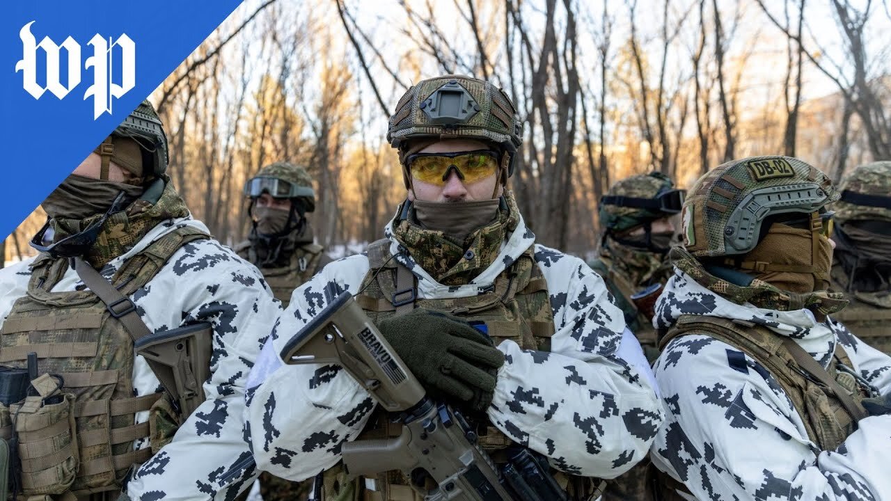 Ukrainian forces prepare for war in ghost town near Chernobyl