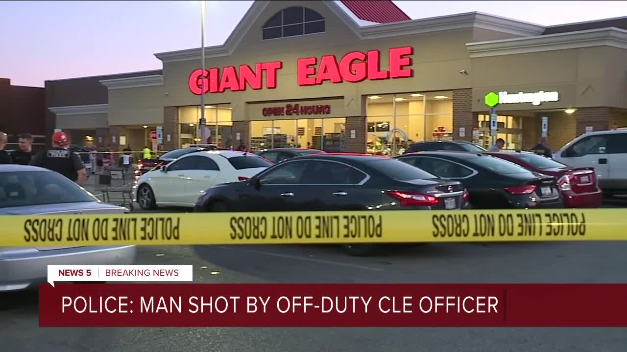 Man injured in officer-involved shooting at grocery store on Clevelands West Side