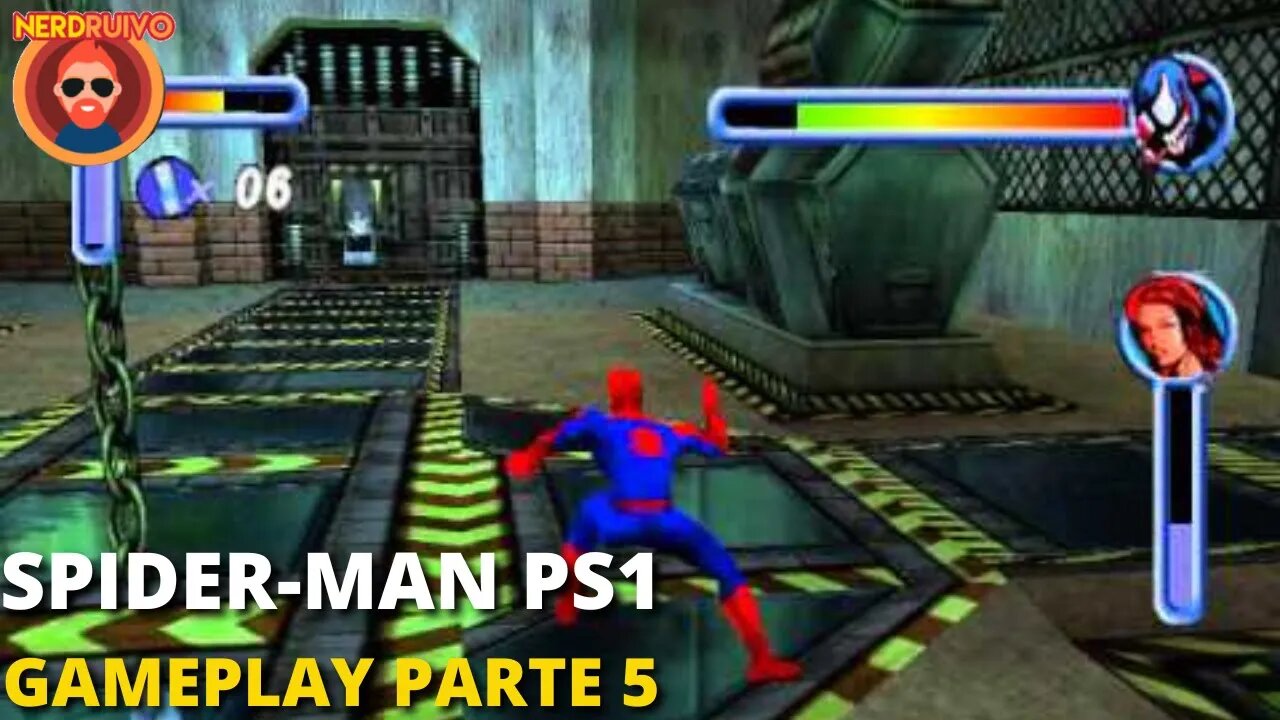 GAMEPLAY DO RUIVO SPIDER MAN PS1 PARTE 5