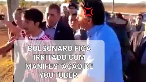 YouTuber tira Bolsonaro do sério em Brasília