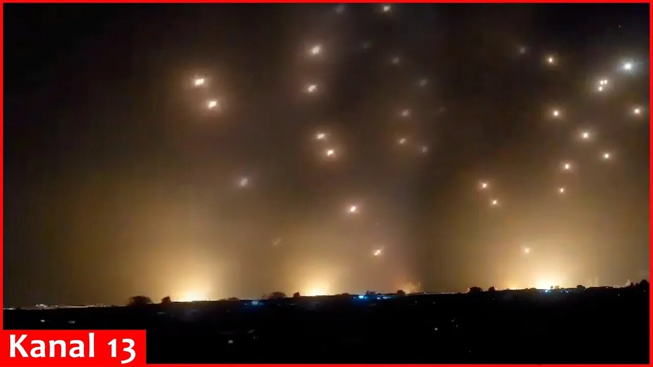 Iran stars launching intensive missile strike on Israel – Hundreds of missiles are launched