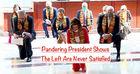 Pandering President Shows The Left Are Never Satisfied