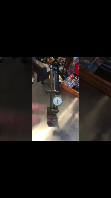 Starrett Magnetic Base with Dial Indicator - #shorts